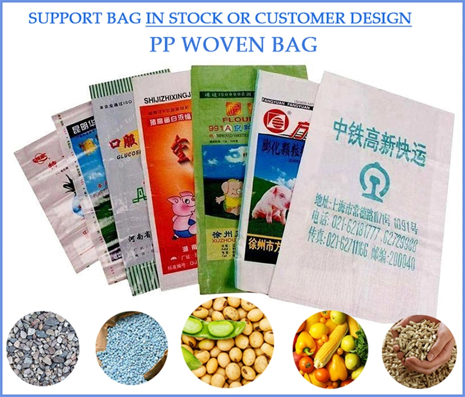 100% PP Woven Sack for Corn Grits Philippines Raffia Bags 50 Kg Recycled Polypropylene Bag