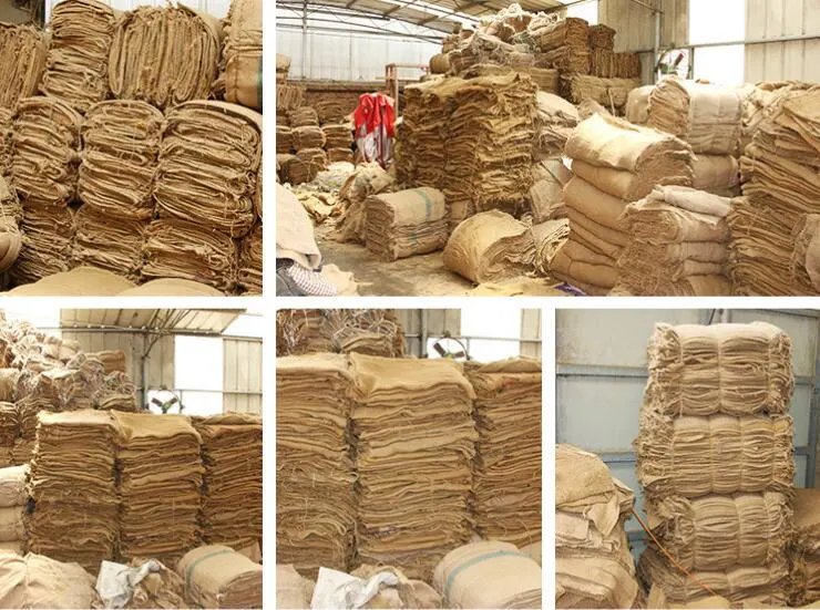 Export Oriented 100% Natural Jute Gunny Sack Bag for Rice Sugar Coffee and Other Grain Products Good Quality