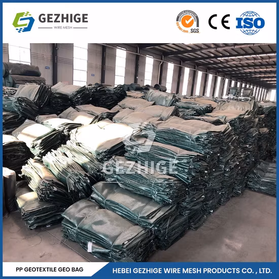 Gezhige Hexagonal Plastic Coated Steel Wire Gabion Net Suppliers 2.0*1.5*1.0 M Gabion Mehs Galvanized China Non-Toxic Geo-Textile Lined Gabion Bag