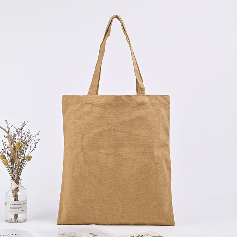 Reusable Wholesale Recycle Pink Color Simple Printing Heavy Canvas Cotton Plain Tote Bag for Shopping Custom Logo