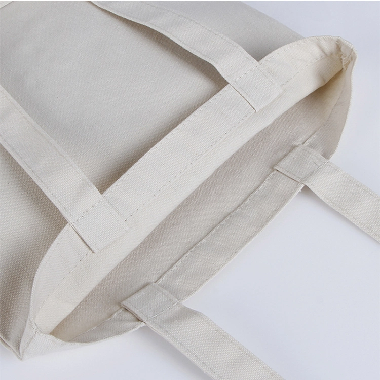 100% Cotton Fabric Fashion Eco-Friendly Reusable Foldable Shopping Canvas Tote Bag