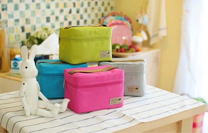 Promotional Insulated Can Cooler Bag Polyester Thermal Cooler Tote Bag for Picnic Lunch Bag for Food