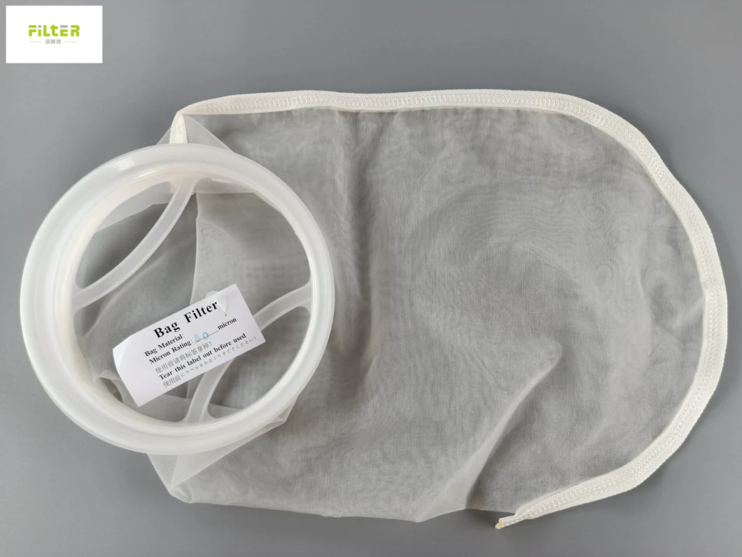 Textile Industrial Polypropylene Polyester Nylon Mesh Liquid Filter Bag for Filtration