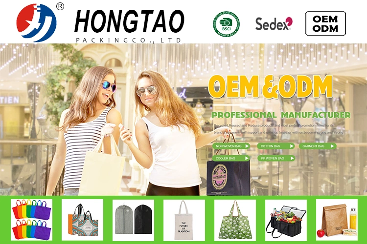 100% Cotton Fabric Fashion Eco-Friendly Reusable Foldable Shopping Canvas Tote Bag