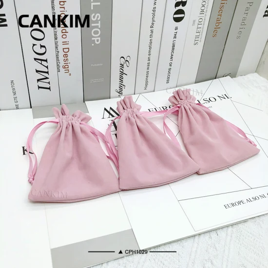 Cankim Fabric Textile Shopping Bag Jewelry Bag Packaging Velvet Pouch Gift Bags