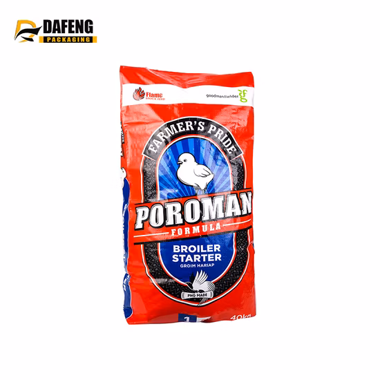 Sugar Grain Rice Flour Food Fertilizer Seed Feed Polypropylene Laminated Coated Packing 25kg 50kg 100kg PP Woven Bags