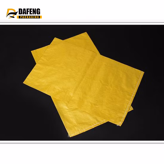 Manufacturer 25kg 50kg 100kg Coated Plastic Polypropylene Woven Flood Sand/Fertilizer/Rice/Seed/Feed/Biscuit Flour/Chemical/Sugar Plastic Packaging PP Bags